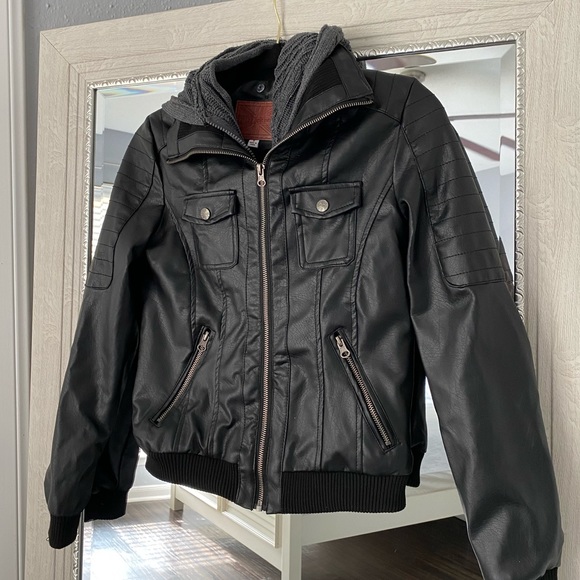 Black Leather Jacket - Picture 1 of 12